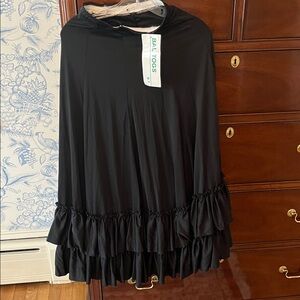 Black Women's Flamenco Skirt